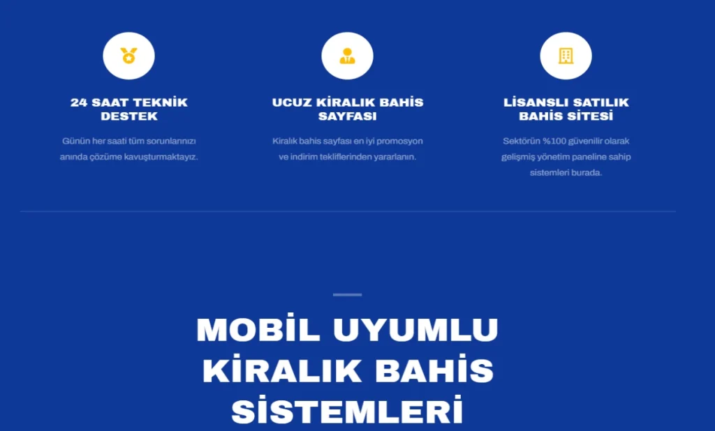 Rakip bahis sitesi özellikleri farklı spor bahis etkinlikleri ile donatılmıştır.